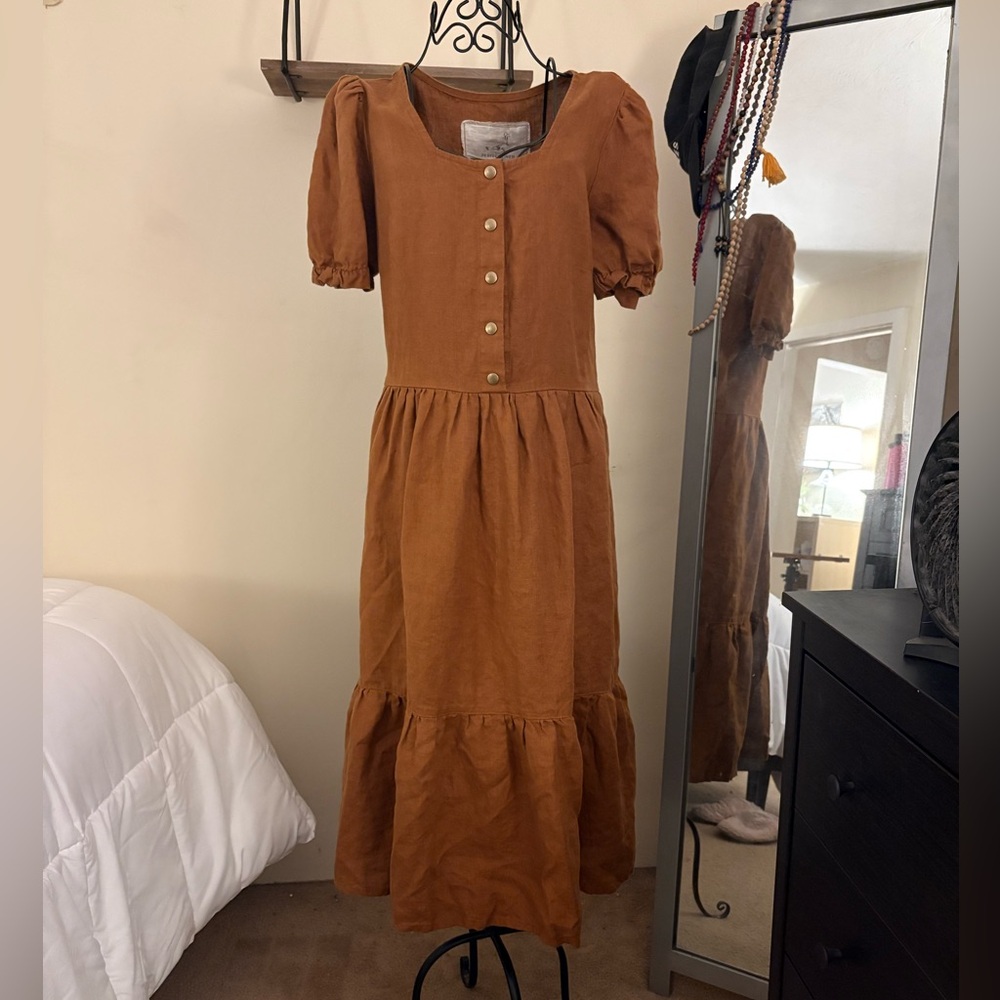 notPERFECTLINEN Linen Dress